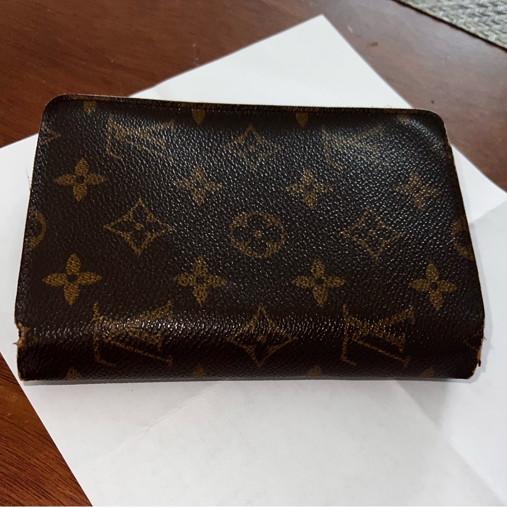 🛑project wallet 🛑LV Monogram Porte Papier Zippe Wallet Compact Canvas Bifold - Picture 2 of 14